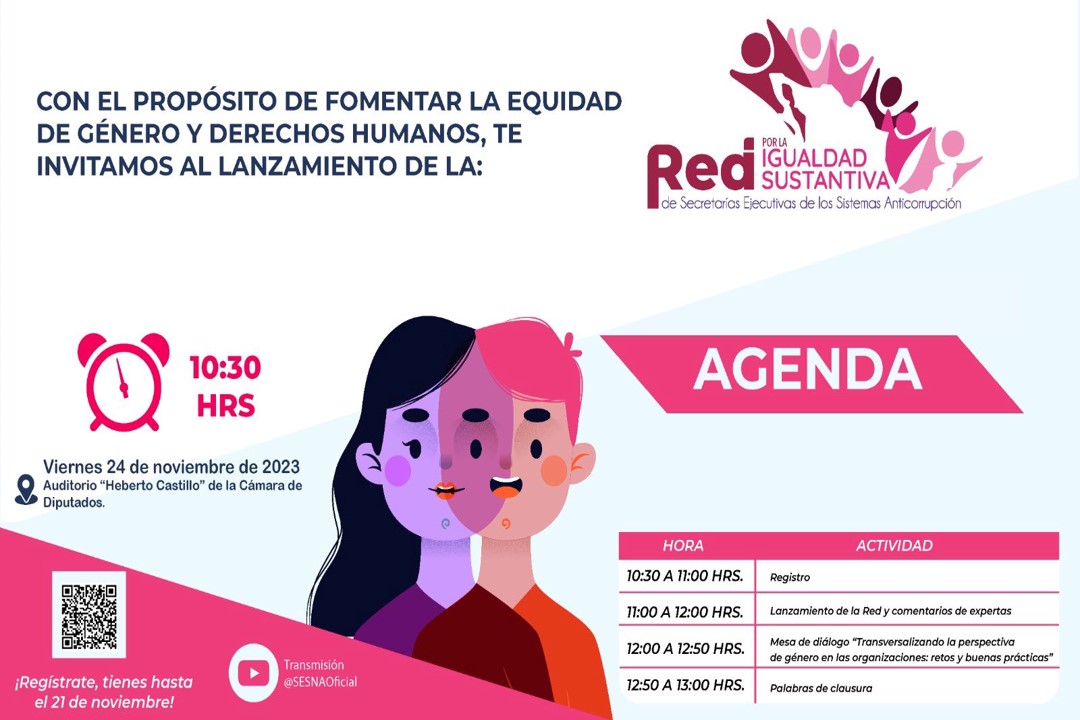 Presentación de la agenda de la red por la igualdad sustantiva.